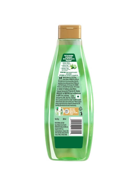 Hair & Care Pack of 2 Aloe Vera, Olive Oil & Green Tea Damage Repair Hair Oil - 300ml Each 2 Hair & Care Pack of 2 Aloe Vera, Olive Oil & Green Tea Damage Repair Hair Oil - 300ml Each