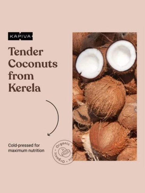 Kapiva Cold-Pressed Extra Virgin Coconut Hair Oil - 250 ml 3 Kapiva Cold-Pressed Extra Virgin Coconut Hair Oil - 250 ml