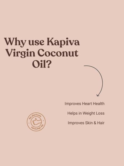 Kapiva Cold-Pressed Extra Virgin Coconut Hair Oil - 250 ml 4 Kapiva Cold-Pressed Extra Virgin Coconut Hair Oil - 250 ml