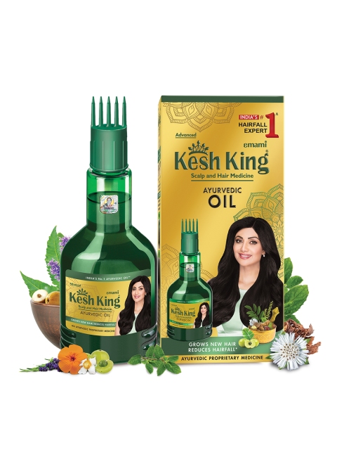 Kesh King Ayurvedic Oil with 21 Ayurvedic Herbs to Reduce Hairfall - 450 ml