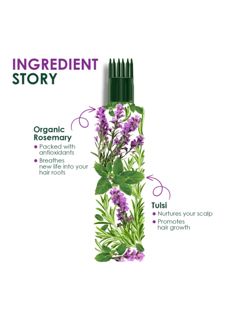Kesh King Organics Rosemary Oil with Tulsi for Hair Fall Control - 200ml 3 Kesh King Organics Rosemary Oil with Tulsi for Hair Fall Control - 200ml