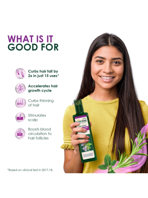 Kesh King Organics Rosemary Oil with Tulsi for Hair Fall Control - 200ml 5 Kesh King Organics Rosemary Oil with Tulsi for Hair Fall Control - 200ml