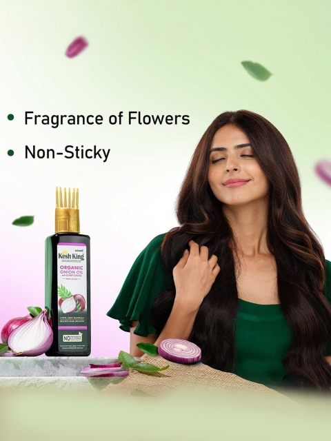 Kesh King Scalp & Hair Medicine Ayurvedic Anti-Hairfall Onion Hair Oil - 100 ml 5 Kesh King Scalp & Hair Medicine Ayurvedic Anti-Hairfall Onion Hair Oil - 100 ml