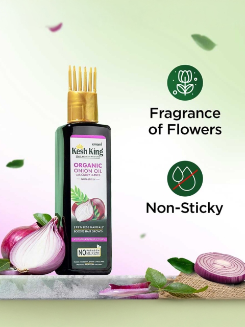 Kesh King Scalp & Hair Medicine Ayurvedic Anti-Hairfall Onion Hair Oil - 100 ml 6 Kesh King Scalp & Hair Medicine Ayurvedic Anti-Hairfall Onion Hair Oil - 100 ml