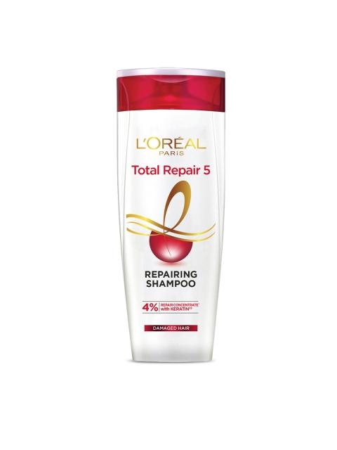 LOreal Paris Total Repair 5 Repairing Shampoo with Keratin XS Technology - 340 ml