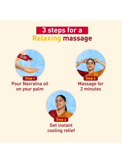 Navratna Cool Ayurvedic Hair Oil with 9 Active Herbal Ingredients - 750 ml 6 Navratna Cool Ayurvedic Hair Oil with 9 Active Herbal Ingredients - 750 ml