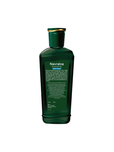 Navratna Extra Thanda Cool Hair Oil with 9 Ayurvedic Herbs - 300 ml 2 Navratna Extra Thanda Cool Hair Oil with 9 Ayurvedic Herbs - 300 ml