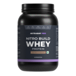 Nutrabay Pro Nitro Build Whey Protein - 1 Kg (2.2 Lb), Rich Milk Chocolate