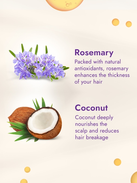 Parachute Advanced Rosemary-Enriched Coconut Hair Oil - 300 ml 3 Parachute Advanced Rosemary-Enriched Coconut Hair Oil - 300 ml
