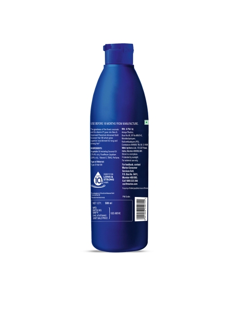 Parachute Advansed Gold Coconut Hair Oil for Long & Strong Hair - 400 ml 2 Parachute Advansed Gold Coconut Hair Oil for Long & Strong Hair - 400 ml