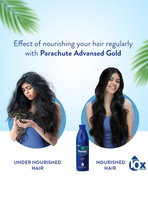 Parachute Advansed Gold Coconut Hair Oil for Long & Strong Hair - 400 ml 6 Parachute Advansed Gold Coconut Hair Oil for Long & Strong Hair - 400 ml
