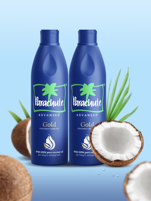 Parachute Advansed Set of 2 Gold Coconut Hair Oil -800 ml 2 Parachute Advansed Set of 2 Gold Coconut Hair Oil -800 ml