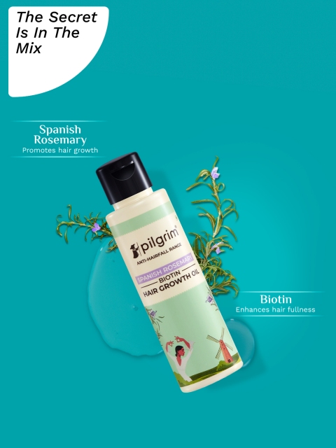 Pilgrim Spanish Rosemary & Biotin Growth Oil - 100ml 2 Pilgrim Spanish Rosemary & Biotin Growth Oil - 100ml