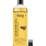 Rey Naturals Premium Cold Pressed Castor Oil - Pure & Virgin Grade Hair Oil - 200 ML