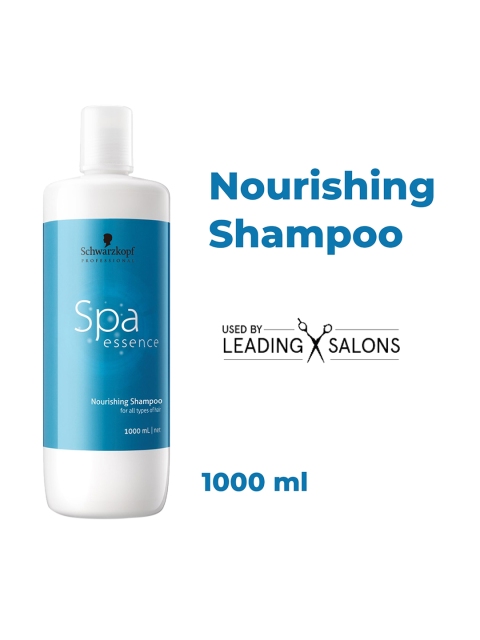 Schwarzkopf PROFESSIONAL Spa Essence Shampoo for Damaged Hair & Nourishment - 1 L 3 Schwarzkopf PROFESSIONAL Spa Essence Shampoo for Damaged Hair & Nourishment - 1 L