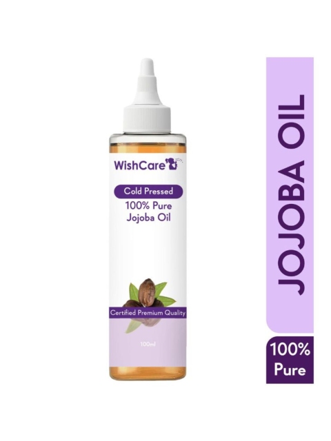 WishCare Pure Cold Pressed Natural Jojoba Oil For Face, Hair & Skin 100ml