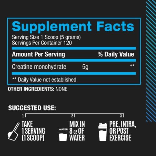 Creatine Monohydrate - 600g 3 Creatine Monohydrate - 600g - Image 3