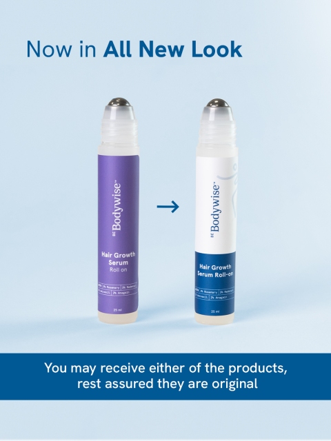 Be Bodywise 2Pcs Hair Serum Roll-On with Rosemary & Redensyl for Hair Growth - 25ml each 2 Be Bodywise 2Pcs Hair Serum Roll-On with Rosemary & Redensyl for Hair Growth - 25ml each