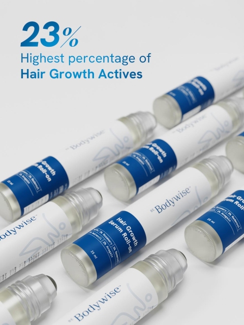 Be Bodywise Hair Growth Serum Roll On with Rosemary & Redensyl for Hair Growth - 25 ml 2 Be Bodywise Hair Growth Serum Roll On with Rosemary & Redensyl for Hair Growth - 25 ml