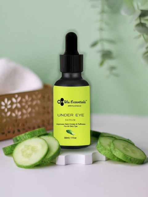 Blu Essentials Under Eye Serum For Dark Circles With Aloevera & Cucumber - 30 ml