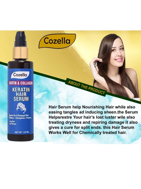COZELLA Set of Biotin & Collagen Keratin Hair Shampoo+Conditioner+Serum 4 COZELLA Set of Biotin & Collagen Keratin Hair Shampoo+Conditioner+Serum