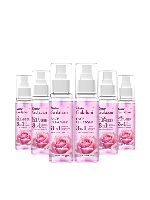 Dabur Set of 6 Gulabari Rose Glow Face Cleanser Spray - 100 ml each