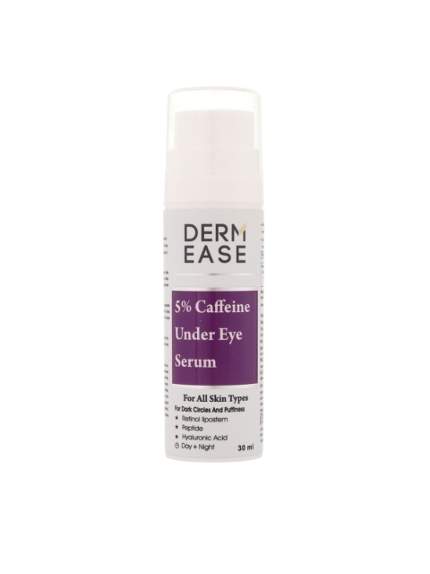 DERMEASE 5% Caffeine Under Eye Serum with Peptide for Dark Circles & Puffiness - 30 ml 3 DERMEASE 5% Caffeine Under Eye Serum with Peptide for Dark Circles & Puffiness - 30 ml