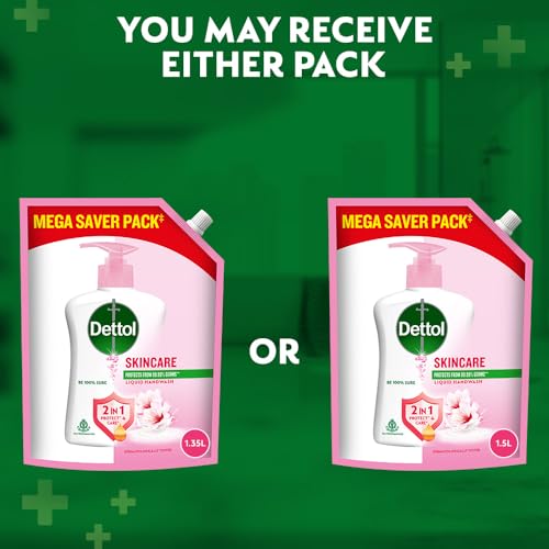 Dettol Liquid Handwash Refill – Skincare Hand Wash- 1350ml | pH Balanced | 10x Better Germ Protection 5 Dettol Liquid Handwash Refill – Skincare Hand Wash- 1350ml | pH Balanced | 10x Better Germ Protection