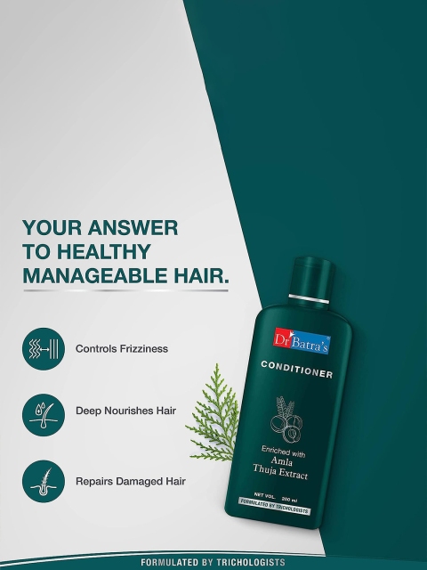 Dr. Batras Anti Dandruff Hair Serum 125ml + Conditioner 200ml & Normal Hair Shampoo 500ml 4 Dr. Batras Anti Dandruff Hair Serum 125ml + Conditioner 200ml & Normal Hair Shampoo 500ml