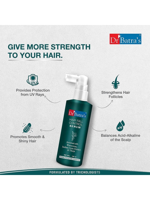 Dr. Batras Hair Fall Control Serum + Conditioner + Hair Oil + Hair Fall Control Shampoo 5 Dr. Batras Hair Fall Control Serum + Conditioner + Hair Oil + Hair Fall Control Shampoo