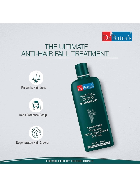 Dr. Batras Hair Vitalizing Serum 125ml & Hair Fall Control Shampoo 200ml 2 Dr. Batras Hair Vitalizing Serum 125ml & Hair Fall Control Shampoo 200ml