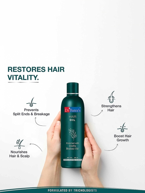 Dr. Batras Hair Vitalizing Serum + Hair Fall Control Shampoo + Hair Oil + Conditioner 4 Dr. Batras Hair Vitalizing Serum + Hair Fall Control Shampoo + Hair Oil + Conditioner