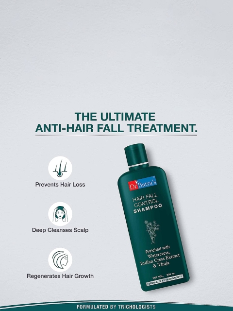 Dr. Batras Hair Vitalizing Serum + Hair Fall Control Shampoo + Hair Oil + Conditioner 6 Dr. Batras Hair Vitalizing Serum + Hair Fall Control Shampoo + Hair Oil + Conditioner