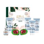 Globus naturals Revival Diamond Face Wash-Cream-Scrub Face Pack & Face Serum Gift Set
