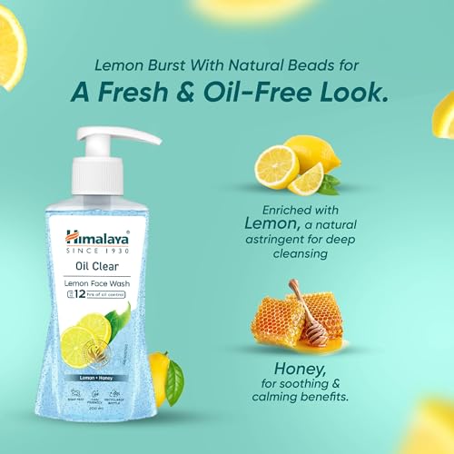 Himalaya Oil Clear Lemon Face Wash, 200ml 4 Himalaya Oil Clear Lemon Face Wash, 200ml