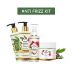 INDALO Banana Shampoo & Conditioner with Macadamia Nuts Anti-Frizz Hair Serum & Mask