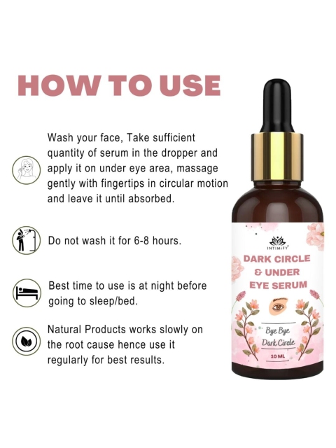 INTIMIFY Dark Circle Under Eye Serum With Vitamin C - 10ml 4 INTIMIFY Dark Circle Under Eye Serum With Vitamin C - 10ml