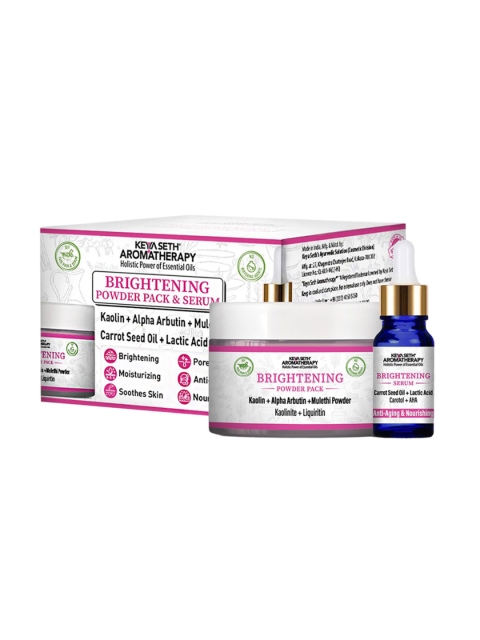 KEYA SETH Aromatherapy Brightening Powder Pack & Serum Gift Set