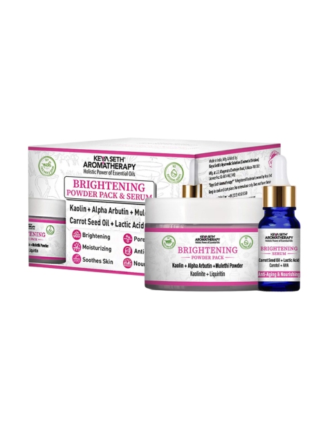 KEYA SETH Aromatherapy Brightening Powder Pack & Serum Gift Set