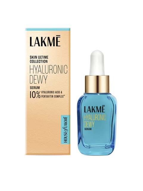 Lakme Hyaluronic Dewy Face Serum with 10% Hyaluronic Acid & Pentavitin Complex - 30ml