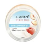 Lakme Peach Milk Ultra Light Gel Moisturizer with Vitamin E & Peach Milk Extract - 100g