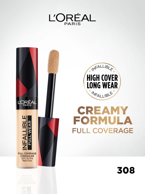 LOreal Paris Infallible Full Coverage Sweat Proof Concealer 10ml - Beige 308 2 LOreal Paris Infallible Full Coverage Sweat Proof Concealer 10ml - Beige 308