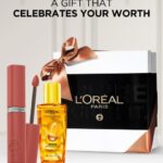 LOreal Paris You're Worth it Gift Box - Liquid Lipstick and Hair Serum