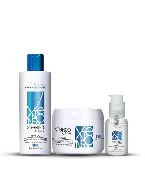 LOreal Professionnel Xtenso Care Pro-Keratine Shampoo, Masque & Serum Combo