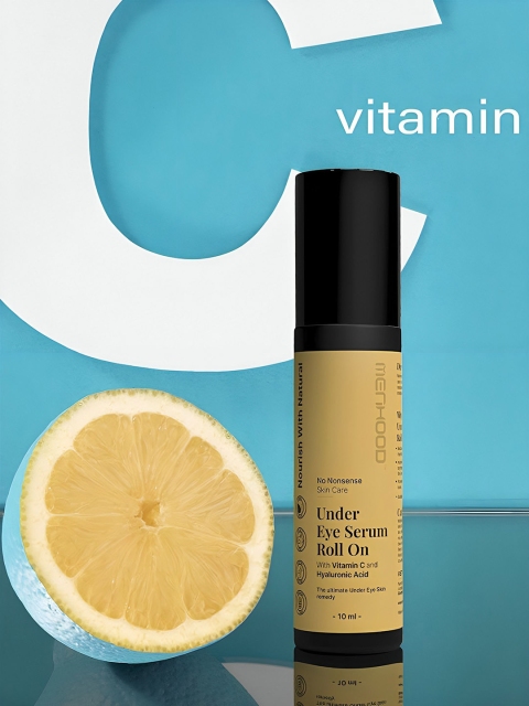 Menhood Vitamin C & Hyaluronic Acid Under Eye Roll On Serum - 10 ml 3 Menhood Vitamin C & Hyaluronic Acid Under Eye Roll On Serum - 10 ml