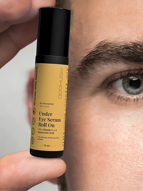 Menhood Vitamin C & Hyaluronic Acid Under Eye Roll On Serum - 10 ml 4 Menhood Vitamin C & Hyaluronic Acid Under Eye Roll On Serum - 10 ml