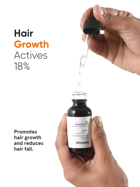 Minimalist 18% Hair Growth Actives Hair Serum - 30 ml 2 Minimalist 18% Hair Growth Actives Hair Serum - 30 ml