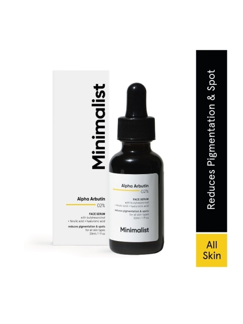 Minimalist 2% Alpha Arbutin Serum With Hyaluronic Acid - 30 ml