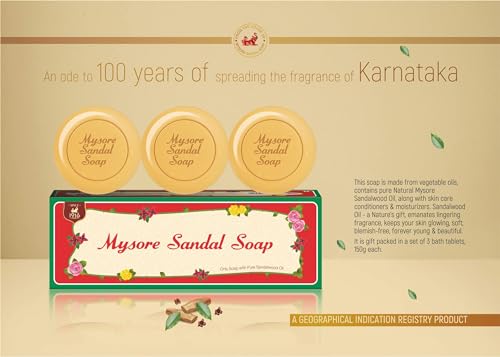 Mysore Sandal Soap,450g (150x3) (Pack Of 3) 2 Mysore Sandal Soap,450g (150x3) (Pack Of 3)