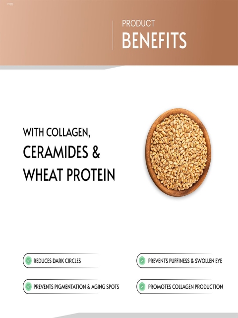 PORES Be Pure Under Eye Repair Collagen Eye Serum with Ceramides & Wheat Protein - 30ml 5 PORES Be Pure Under Eye Repair Collagen Eye Serum with Ceramides & Wheat Protein - 30ml